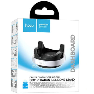 Suport Auto Hoco H100, Magnetic, Montaj Bord, Suction Cup, Pliabil, MultiAngle - Negru