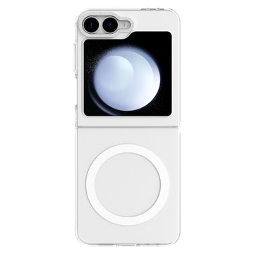 Husa ClearMag pentru Samsung Z Flip6, MagCase, PC+TPU - Transparent