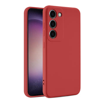 Husa Soft pentru Motorola Moto G85, MicroFiber, TPU - Rosu