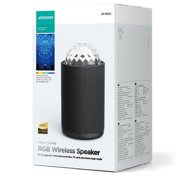 Boxa Portabila Joyroom JR-MS01, BT 5.1, cu LED, 2200mAh, 8W - Negru