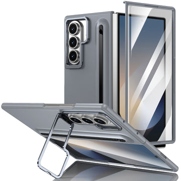 Husa pentru Samsung Z Fold 8 Ultra, Pentru Samsung Galaxy Z Fold 8 Ultra, Camera Bracket, Antisoc, Touchpen - Gri