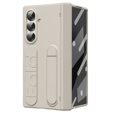 Husa Strip pentru Samsung Z Fold 7, cu Maner de Sustinere - Bej