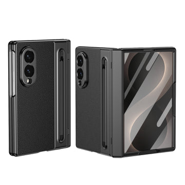 Husa pentru Samsung Z Fold 8, Pentru Samsung Galaxy Z Fold 8, Elecplating, Antisoc, Touchpen - Negru