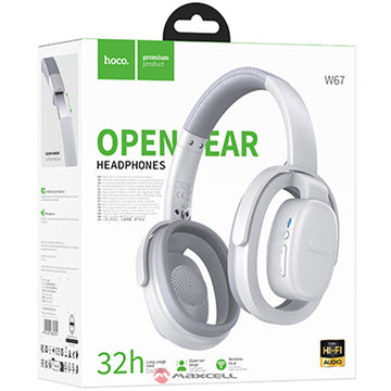 Casti Wireless Hoco W67, Over Ear, BT 5.4, Reducere Zgomot ANC - Gri