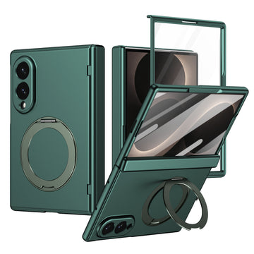 Husa pentru Samsung Z Fold 8, Pentru Samsung Galaxy Z Fold 8, MagSafe, Suport Metalic Reglabi - Verde