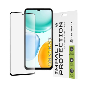 Folie Clear pentru Honor X5c Plus, Full Glass - Transparent / Negru