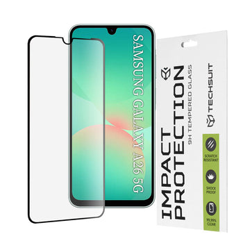 Folie Clear pentru Samsung Galaxy A26, Full Glass - Transparent / Negru