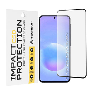 Folie Clear pentru Samsung A57, Full Glass - Transparent / Negru