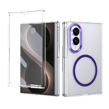 Husa pentru Samsung Z Fold 8, Pentru Samsung Galaxy Z Fold 8, Ice Foling Series, MagSafe - Mov