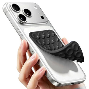 Suport Telefon, Universal, Tip Ventuze, Montaj Double Side - Negru