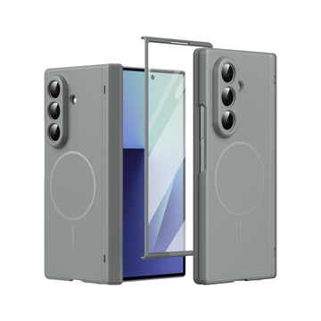 Husa pentru Samsung Z Fold 8 Ultra, Pentru Samsung Galaxy Z Fold 8 Ultra, Infinity MagCasa, Protectie Ecran - Gri