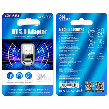 Adaptor BT Kaku KSC-908, USB-A, 3Mb/S, BT 5.0 - Albastru