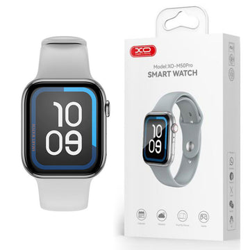 Ceas Sport XO M50, 200mAh, Memorie 64Mb, MultiFunction App, WaterProof - Argintiu