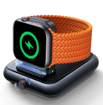Incarcator Wireless Joyroom JR-WQW03, iWatch, 3W, 5V, 1A, Qi Charging, Magnetic - Negru