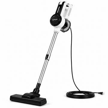 Aspirator Vertical 3 in 1 LX-7030 Hyper Velocity 1500W 16KPA Cablu 4m Alb Negru