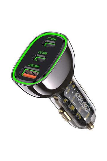 Incarcator Auto Kaku KSC-1056, 125W, 2xUSB-C, 1xUSB-A, PD, QC 3.0 - Negru