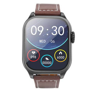 Hoco Y17, SmartWatch, 2.3 inch, Dual BT 3/5, 300mAh, Sports - Argintiu