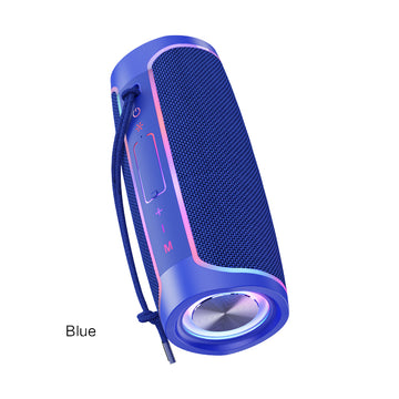 Boxa Portabila Kaku KSC-614, BT 5.0, Colorful Light, 10W, TWS - Albastru