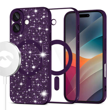 Husa MagSparks pentru iPhone 17 - Mov intens
