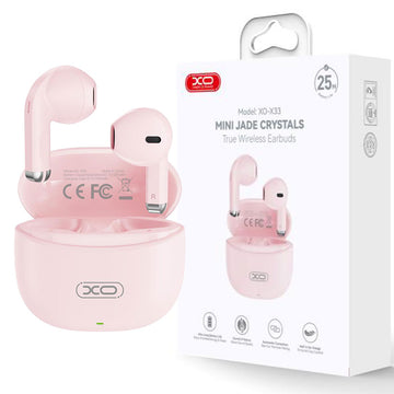 Casti Wireless XO X33, Ear Buds, BT 5.3, 250mAh - Roz