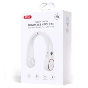 Cooler XO MF100, pentru Gat, Curved Fan, 1200mAh, 5 Viteze - Alb
