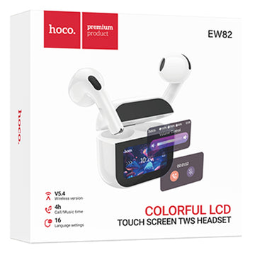 Casti Wireless Hoco EW82, Ear Buds, BT 5.4, 300mAh, Multi Touch - Alb