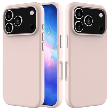 Husa Soft pentru iPhone 18 Pro, MicroFiber, TPU - Roz