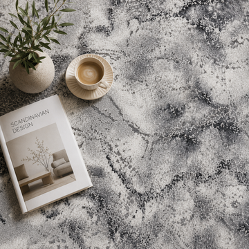 Covor Modern Diamant Livario White Grey