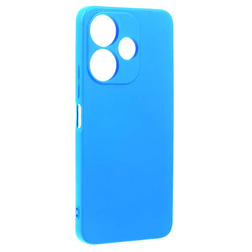 Husa Soft pentru Xiaomi 15T, MicroFiber, Soft TPU - Albastru azur