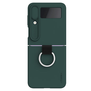 Husa Nillkin pentru Samsung Z Flip 4, CamShield Silky, TPU - Forest verde