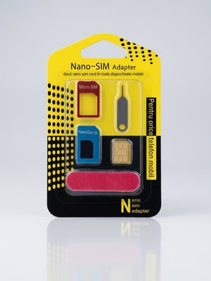 Adaptor Nano SIM All in One 3 in 1, pentru Micro SIM