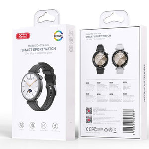 Ceas SmartWatch XO GT4, Amoled, Wireless, Waterproof, Functii multiple, Talking - Negru