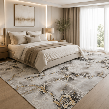 Covor Modern Diamant Livario Cream Gold