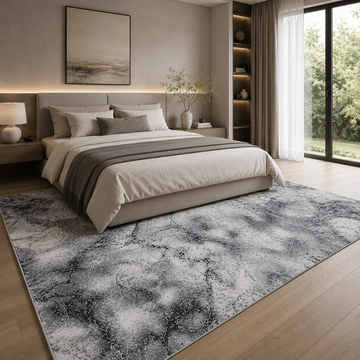 Covor Modern Diamant Livario White Grey