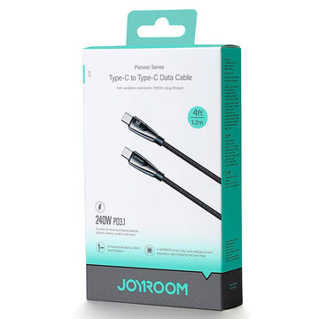Cablu Date si Incarcare Joyroom A31-CC5, USB-C, PD240W, QC3.0, LED, 1.2m - Negru