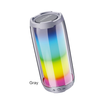 Boxa Portabila Kaku KSC-611, BT 5.0, Colorful Light, 10W, TWS - Gri