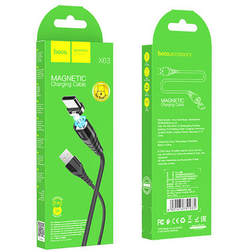 Cablu Date si Incarcare Hoco X63, USB-A la USB-C, 18W, 2.4A, 1m - Negru