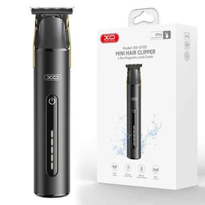 XO CF20, Aparat, Trimmer Barba / Par, Portabil, 8W, 2000mAh, Smart Electro - Negru
