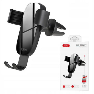 Suport Auto XO C37, cu Cleme Laterale, Montaj Ventilatie, MultiAngle, AutoGravity - Negru