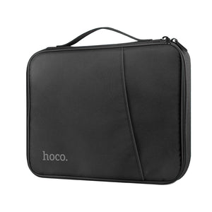 Hoco GT2, Geanta pentru laptop 10.9 inch, din Material Textil, cu Microfibra, Simple Series - Negru