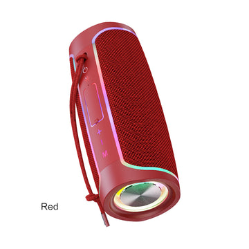 Boxa Portabila Kaku KSC-614, BT 5.0, Colorful Light, 10W, TWS - Rosu