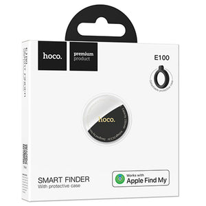 Hoco E100, Dispozitiv tiP AirTag, Apple Find My, Certificat MFi - Alb