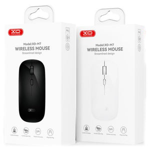 Mouse XO M7, pentru PC/Laptop, Wireless 2.4G - Alb
