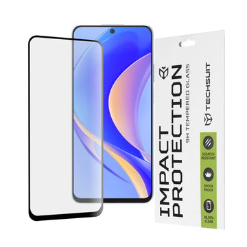 Folie Clear pentru Huawei Nova Y90, Full Glass - Transparent / Negru