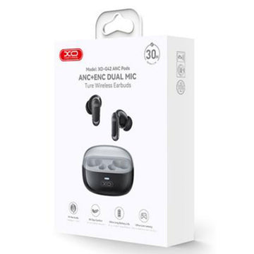 Casti Wireless In-Ear XO G42, Baterie 35/300mAh, DualMic, ANC+ENC, ~34h Utilizare - Negru