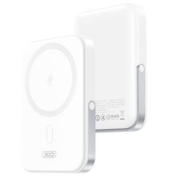 Baterie externa XO PR242, PD20W, Stand U-Shape, 5000mAh, Fast Charge - Alb