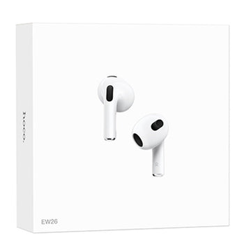 Casti Wireless Hoco EW26, Ear Buds, BT 5.3, 150h StandBy, 300mAh, True - Alb