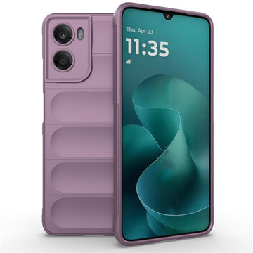 Husa Wave pentru Motorola Moto G06, Grip Anti-Shock, TPU - Mov deschis