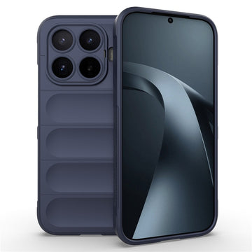 Husa Wave pentru Xiaomi 17T, Grip Anti-Shock, TPU - Bleumarin