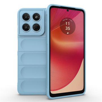 Husa Wave pentru Motorola Moto G37/G47, Grip Anti-Shock, TPU - Bleu